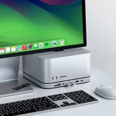 Satechi Mac mini/Studio dockningsstation (silver)