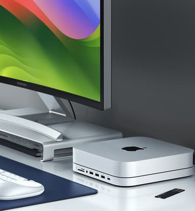 Satechi Mac mini/Studio dockningsstation (silver)