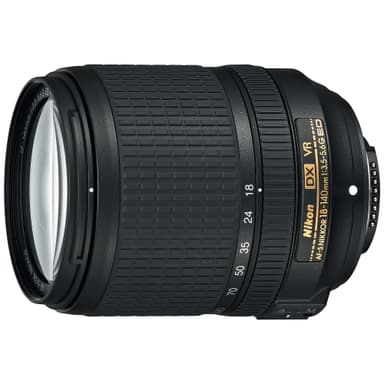 AF-S DX Nikkor 18-140 mm f/3.5-6.3 ED VR telefoto zoomobjektiv AF-S DX Nikkor 18-140 mm f/3.5-6.3 ED VR telefoto zoomobjektiv