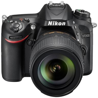 Nikon D7200 DSLR kamera+AF-S DX Nikkor 18-105 mm telefotozoomobjektiv