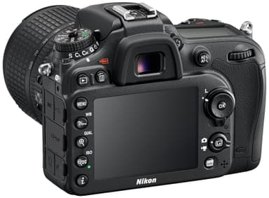 Nikon D7200 DSLR kamera+AF-S DX Nikkor 18-105 mm telefotozoomobjektiv