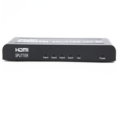 1x4 HDMI splitter till 4 skärmar 4K