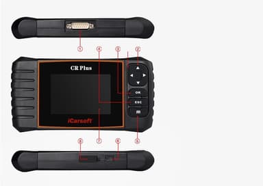 iCarsoft Diagnostikverktyg, CR plus