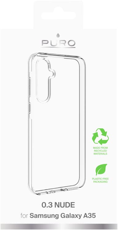 Puro 0.3 Nude Samsung Galaxy A35 fodraL (genomskinligt)
