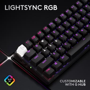 Logitech G Pro X 60 gamingtangentbord (svart)