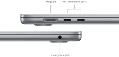 MacBook Air 15 M3/8GB/256GB (Space Gray)
