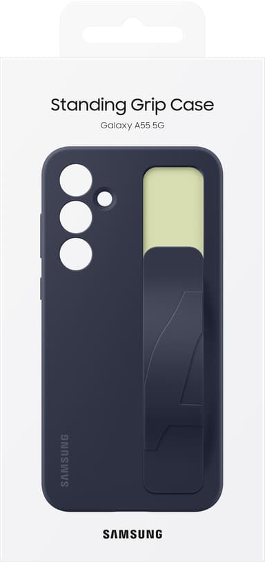 Samsung Galaxy A55 5G Standing Grip fodral (svart)