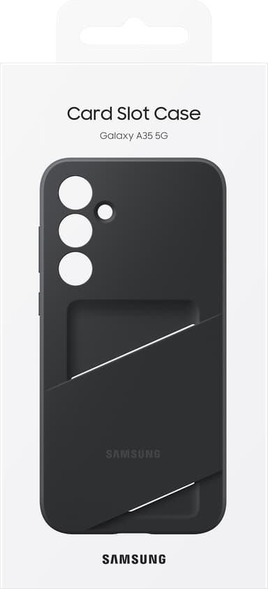 Samsung Galaxy A35 5G Card Slot fodral (svart)