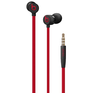 Beats urBeats3 in-ear hörlurar (svart/röd)