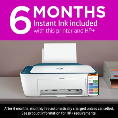 HP+ Deskjet 2721e AIO inkjet skrivare