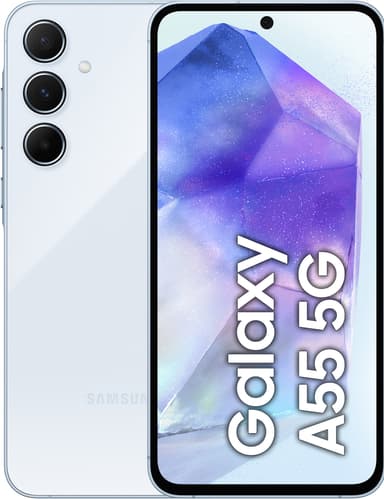 Samsung Galaxy A55 5G smartphone 8/128GB (ljusblå)