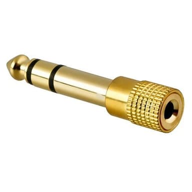 Ljudadapter - 6.5 mm till 3.5 mm
