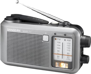 Sangean MMR-77 analog radio (svart)
