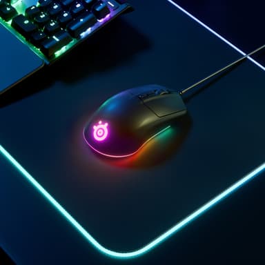 SteelSeries Rival 3 spelmus, trådbunden, svart