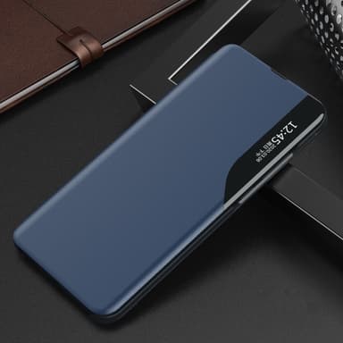 SKALO Xiaomi Redmi 13C 4G Clear View Window Fodral - Blå