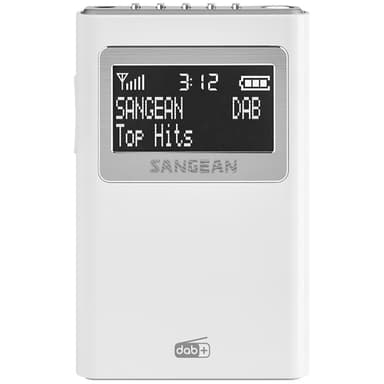 Sangean DPR-39 Fickradio DAB+, FM Vit