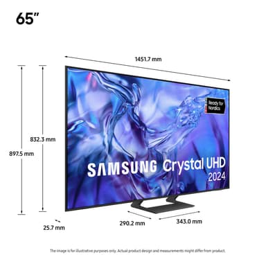 Samsung 65" DU8575 4K LED Smart TV (2024)