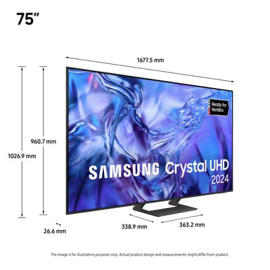 Samsung 75" DU8575 4K LED Smart TV (2024)