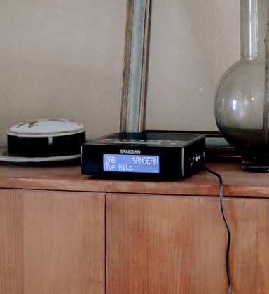 Sangean DCR-89+ Klockradio DAB+, FM AUX, USB