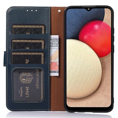 KHAZNEH Plånboksfodral till Xiaomi Redmi 13C - Blå/Brun