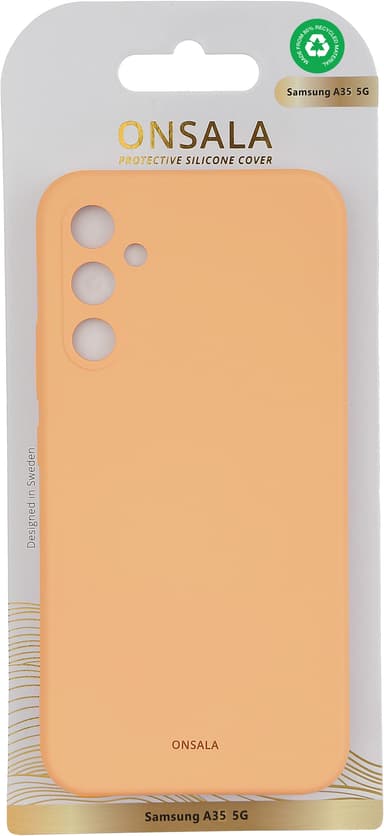 Onsala Samsung Galaxy A35 5G silikonskal (orange)