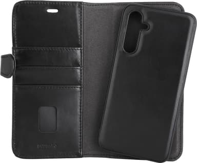 Buffalo 2in1 Samsung Galaxy A35 5G plånboksfodral (svart)