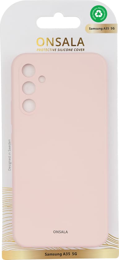 Onsala Samsung Galaxy A35 5G silikonskal (rosa)