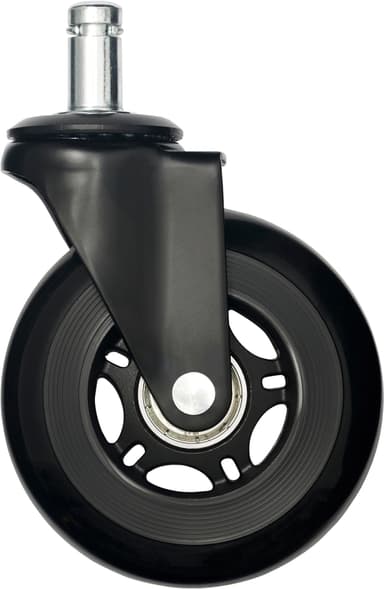 Piranha hjul för gamingstol – 5-pack (svarta)
