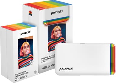 Polaroid Hi-Print Gen 2 fickskrivare bundle (vit)