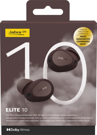 Jabra Elite 10 true wireless in-ear hörlurar (kakao)