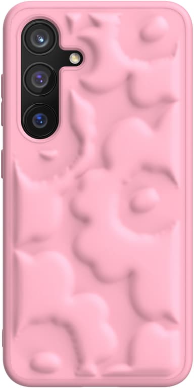 Samsung Galaxy S24 Marimekko Embossed fodral (rosa)