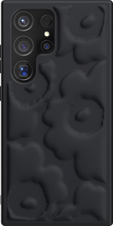 Samsung Galaxy S24 Ultra Marimekko Embossed fodral (svart)