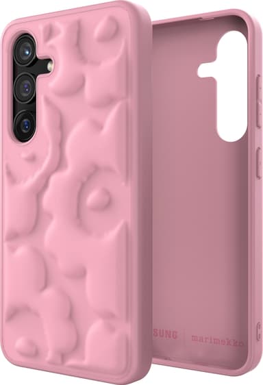 Samsung Galaxy S24 Marimekko Embossed fodral (rosa)