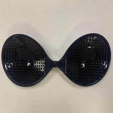 2-pack rund kopp silikon-bh självhäftande axelbandslös samlings-bh för
