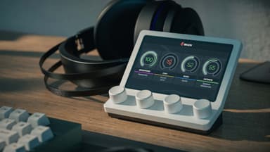 Beacn Mix ljudkontroll (vit)