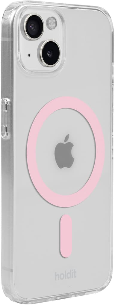 Holdit iPhone 15/14/13 MagSafe fodral (rosa)