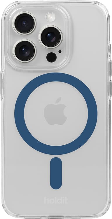 Holdit iPhone 15 Pro Max MagSafe fodral (blått)