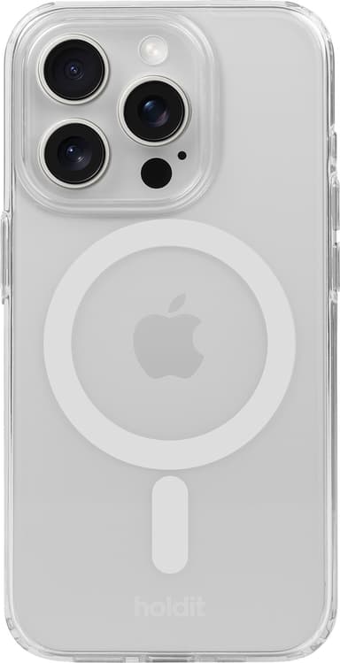 Holdit iPhone 15 Pro Max MagSafe fodral (vitt)