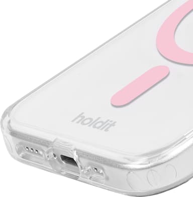 Holdit iPhone 15/14/13 MagSafe fodral (rosa)