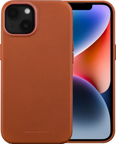 Dbramante1928 Roskilde MagSafe iPhone 14 fodral (brun)