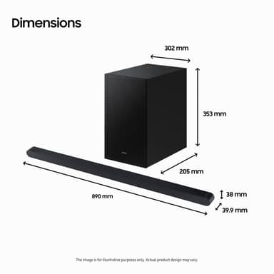 Samsung 3.1ch HW-S710D soundbar (svart)