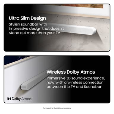 Samsung 3.1ch HW-S711D soundbar (vit)