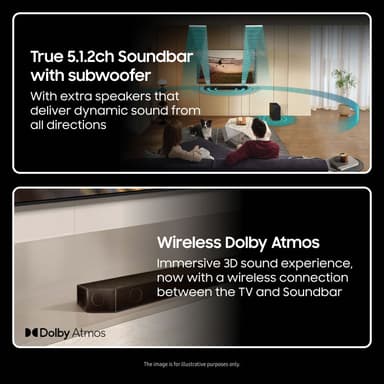 Samsung 5.1.2ch HW-Q810D soundbar (svart)