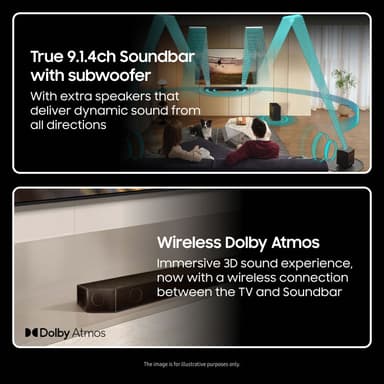 Samsung 9.1.4ch HW-Q935D soundbar (svart)