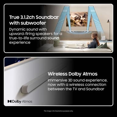 Samsung 3.1.2ch HW-S811D soundbar (vit)