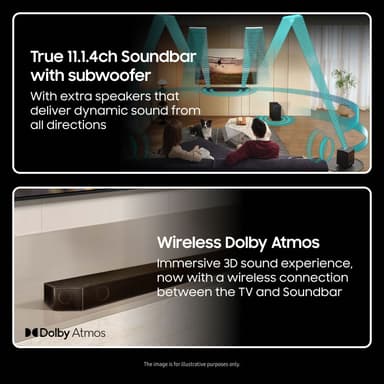 Samsung 11.1.4ch HW-Q995D soundbar (svart)