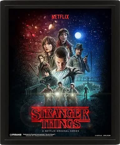 Pan Vision Stranger Things 3D-poster (One Sheet)