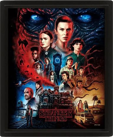 Pan Vision Stranger Things 3D-poster (Vecna)