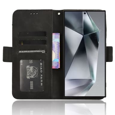Samsung Galaxy S24 Ultra Plånboksfodral  - Svart