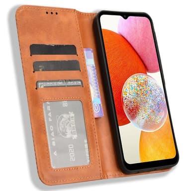 Samsung Galaxy A15 5G Plånboksfodral  - Brun
